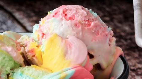 Rainbow Sherbet Ice Cream Recipe