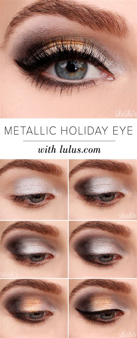 Lulus How To Metallic Holiday Eyeshadow Tutorial Lulus Com Fashion