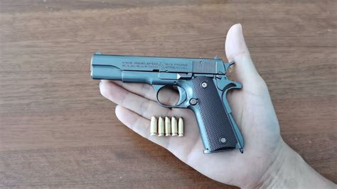 Miniature Colt M1911 In 12 Scale Unboxing 2022 Mini Shell Ejection