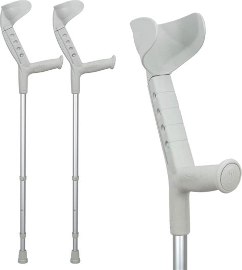 Ortonyx Forearm Crutches With Adjustable Support 1 Pair Ergonomic
