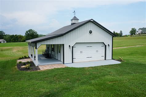 Pole Shed With Porch Walters Buildings