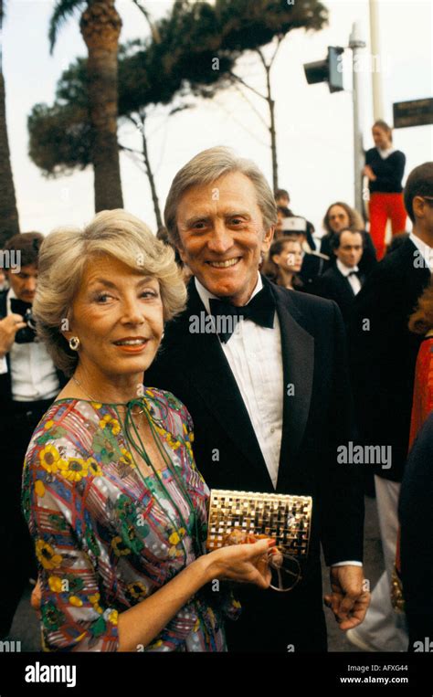 Kirk Douglas And His Wife Anne