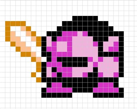 Dark Meta Knight Pixel Art