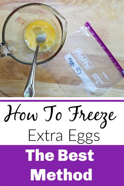 Remember you can always use whole eggs in desserts too. How to Freeze Eggs for Later Use in Cooking! - Frugal ...