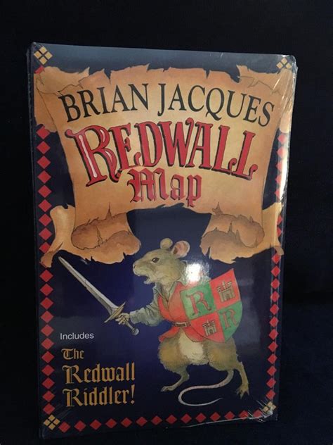 Redwall Map Rare Out Of Print Brand New And Sealed By Brian Jacques