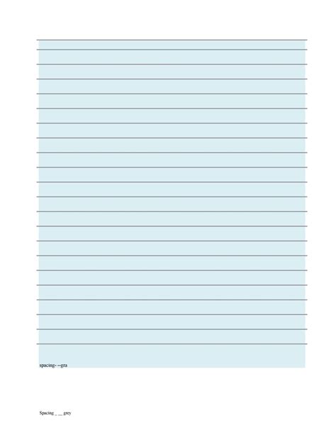 Notebook Paper Template Ms Word