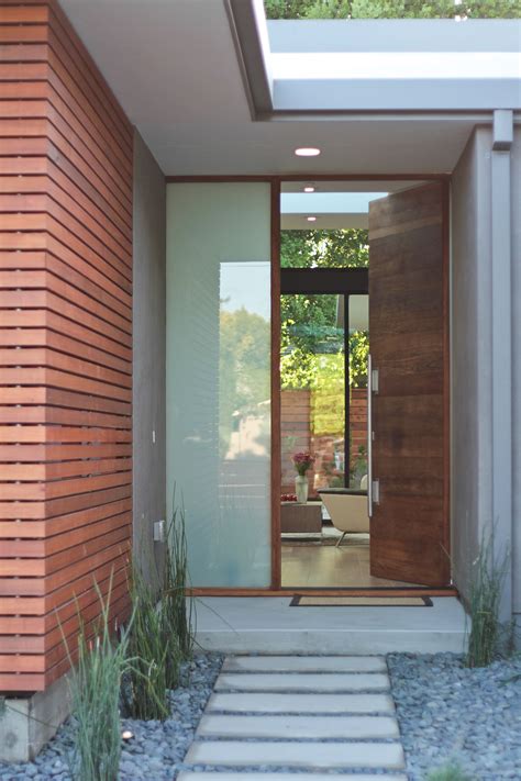 Contemporary Modern House Entrance Designs Exterior