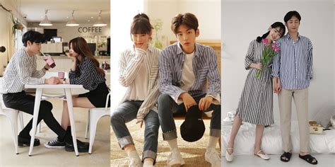 Viral 17 Korean Couple Ootd Terfavorit Daily Outfit Kece