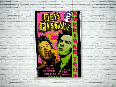 Sex Pistols Poster Punk Music Poster Wall Art Digital Poster Etsy