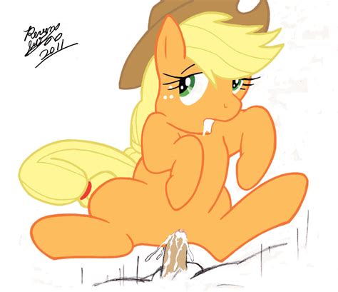 Rule 34 Applejack Mlp Earth Pony Equine Female