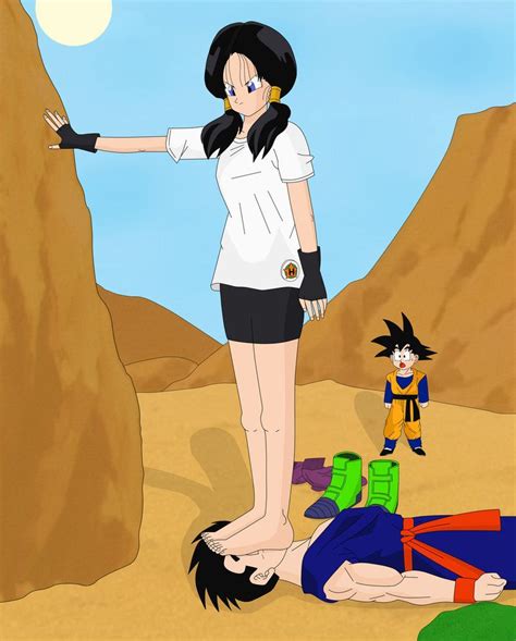 videl tramples son gohan by ihaccer on deviantart