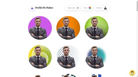 Обзор Profile Pic Maker создание аватаров Инструментарий