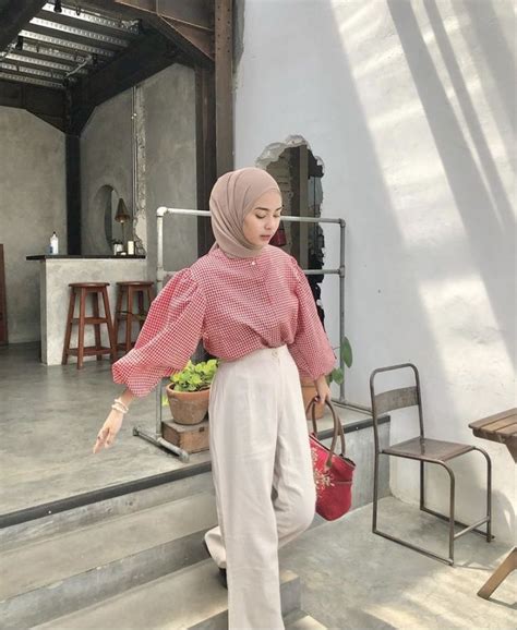 Pin Oleh Little Spark Di Ootd Di 2021 Busana Hijab Modern Model