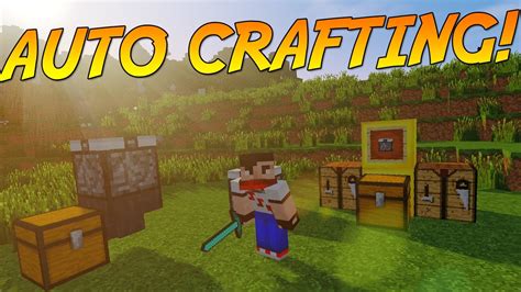 Automatic Crafting Table Minecraft Mod Showcase Youtube