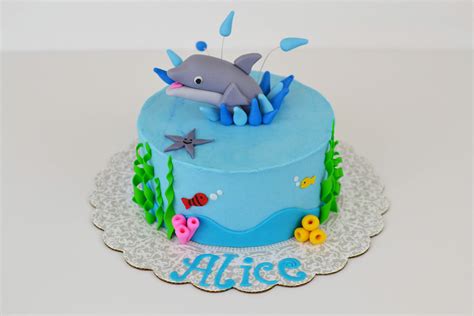 Dolphin Cake Edible Perfections