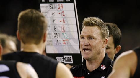 nathan buckley says close losses were demoralising for collingwood players herald sun