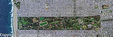 Aerial Photo Map Of Golden Gate Park San Francisco California