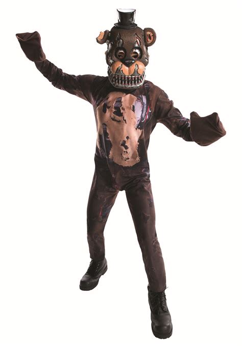 Boys Five Nights At Freddys Nightmare Freddy Costume Video Game