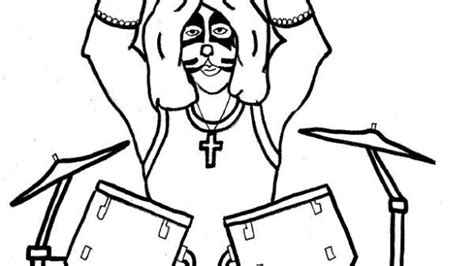 Kiss Band Coloring Pages Face Coloring Pages