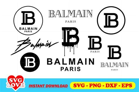 Balmain Logo Svg Bundle Gravectory