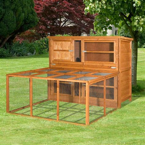 The two larger lids are designed to fold back over the. Home and Roost Rabbit Runs for Sale | Cheap Rabbit Runs ...