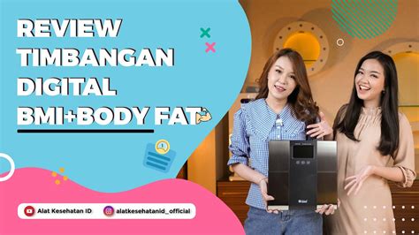 Timbangan Digital Bmi Body Fat Elitech Cocok Untuk Diet Youtube