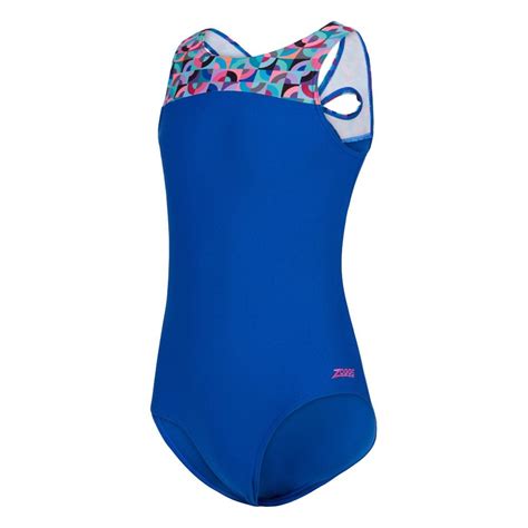Zoggs Girls Rhythm Infinity Back Swimsuit Sport From Excell Sports Uk