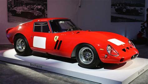 Most Expensive Car In The World 1962 Ferrari Gto