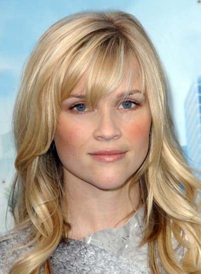 Reese Witherspoon In This Color Way Have Never Seen Her Look Better Curly Hair With Bangs