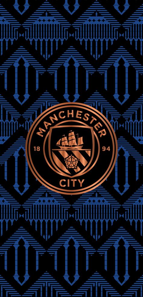 Man City Away Kit Phone Wallpaper Bronze Logo Rmcfc