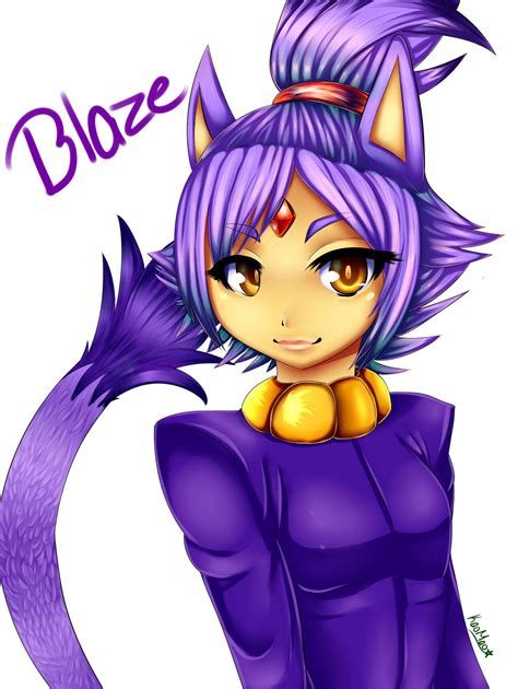 Gijinka 1 Blaze The Cat By Kaomaou On Deviantart