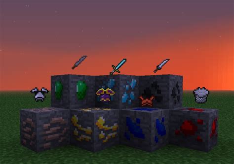 Improved Armor Ore And Weapons Minecraft Texture Pack