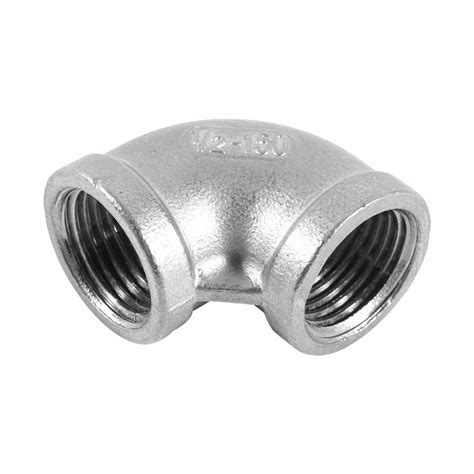 12 Elbow 90 Degree Angled Stainless Steel 304 Female Threaded Pipe