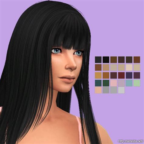 Simista Hair Retextured Sims 4 Hairs Sims Hair Hairstyles With