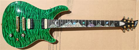 Green Guitars Green Colored Guitars Green Stained Guitars