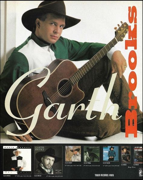 Garth Brooks 1992 The Chase Ad 8 X 11 Takamine Guitar Advertisement Print