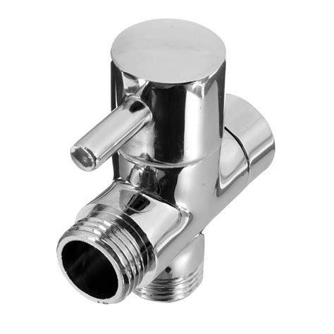 Brass Bathroom Shower Faucet T Connector Ceramic Cartridge Way