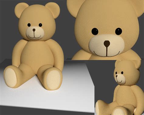 Teddy Bear 3d Model By Ravenpencil On Deviantart