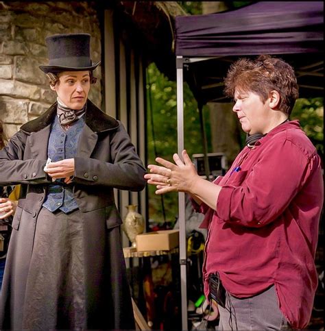 Suranne Jones And Sally Wainwright On The Set Of Gentleman Jack