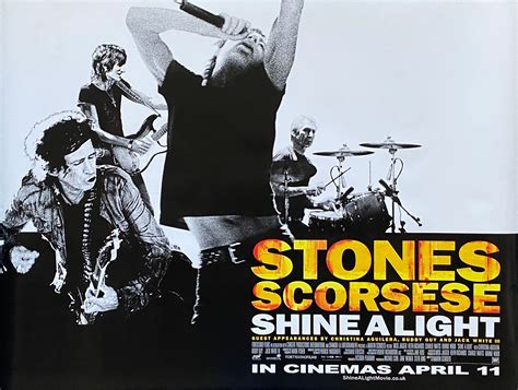 Original Shine A Light Movie Poster Rolling Stones Martin Scorsese