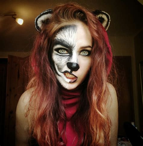 Rotkäppchenwolf Little Red Riding Hood Face Painting Instagram