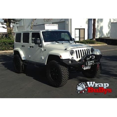 Jeep Wrapped In 3m 1080 Sp10 Satin Pearl White