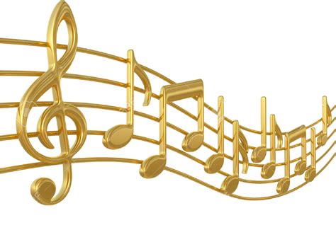 Gold Transparent Music Gold Music Notes Png Clipart Large Size Png