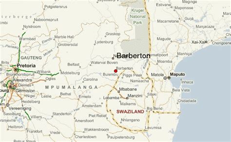 Barberton South Africa Location Guide