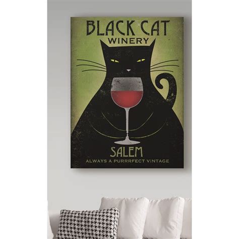 Winston Porter Black Cat Winery Salem By Ryan Fowler Graphic Art On