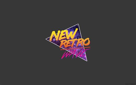 New Retro Wave Synthwave Typography Photoshop Neon 1980s