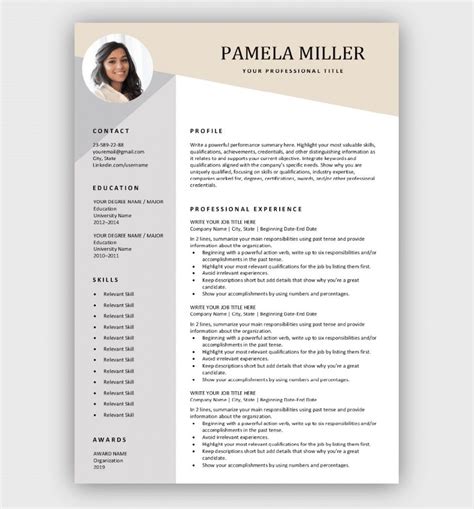 Create a professional looking cv quickly and with ease. Professional Resume Template Free ~ Addictionary