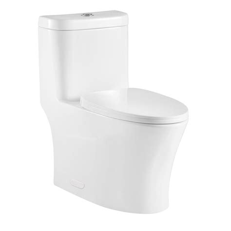 Royal Legend® Dual Flush Elongated One Piece Toilet With Glazed Surface