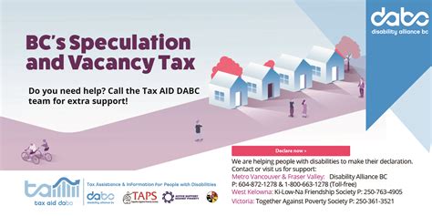 Tax Aid Is Assisting With Bcs Speculation And Vacancy Tax Declaration