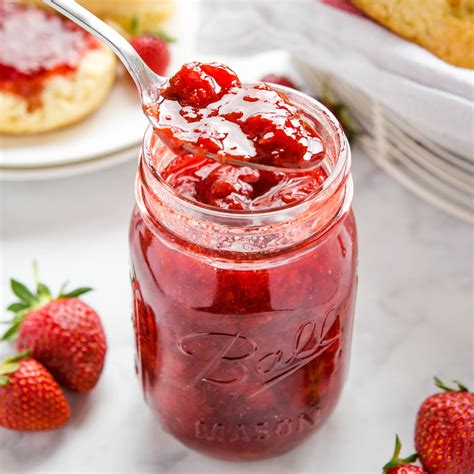 Easy Strawberry Freezer Jam Perfect For Beginners The Busy Baker